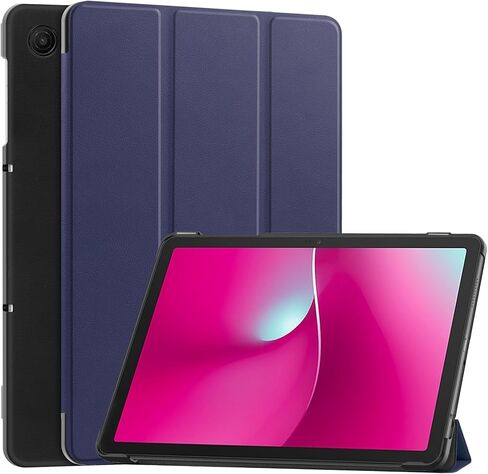 حافظة Revvl Tab 2 2025، غطاء حماية نحيف ذو هيكل صلب مع خاصية النوم التلقائي لجهاز Tmobile Revvl Tab 2 اللوحية مقاس 10.1 بوصة (أسود) in Kuwait