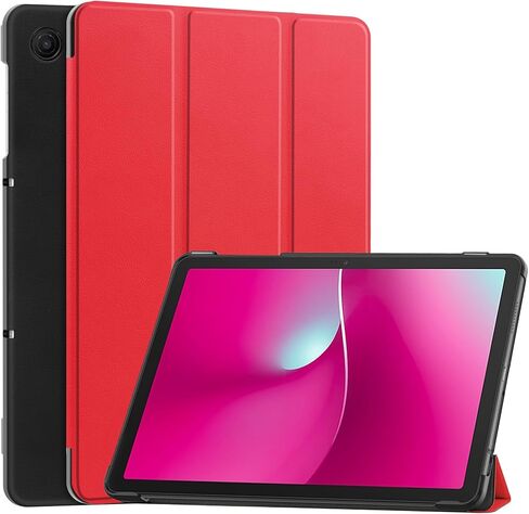 حافظة Revvl Tab 2 2025، غطاء حماية نحيف ذو هيكل صلب مع خاصية النوم التلقائي لجهاز Tmobile Revvl Tab 2 اللوحية مقاس 10.1 بوصة (أسود) in Kuwait