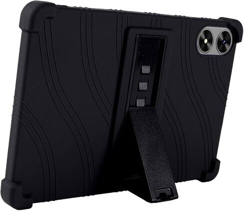 حافظة لجهاز Frameflow P10_A Tablet، غطاء حامل قابل للتعديل من السيليكون الناعم المناسب للأطفال لأجهزة SHARECLOUD P10_T مقاس 10.1 بوصة (أسود) in Saudi Arabia