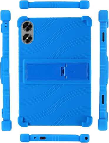حافظة لجهاز Frameflow P10_A Tablet، غطاء حامل قابل للتعديل من السيليكون الناعم المناسب للأطفال لأجهزة SHARECLOUD P10_T مقاس 10.1 بوصة (أسود) in Saudi Arabia