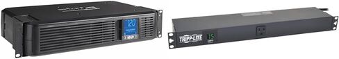 Tripp Lite 1500VA UPS, 900W Battery Backup Surge Protector with 15A Metered Rackmount PDU, 13 Outlets in Saudi Arabia