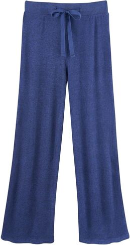 LA CERA Women's Brushed Knit Stretch Pants Grey 80% Rayon 15% Polyester 5% Spandex, Imported, Elastic Waist in Saudi Arabia