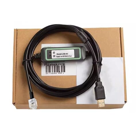 USB-KV Compatible PLC Programming Cable Communication Download Cable Communication Cable Support WIN7/XP/VISTA/WIN8/WIN10/11 Stable Model FT232RL Chip 3 Meter in Saudi Arabia