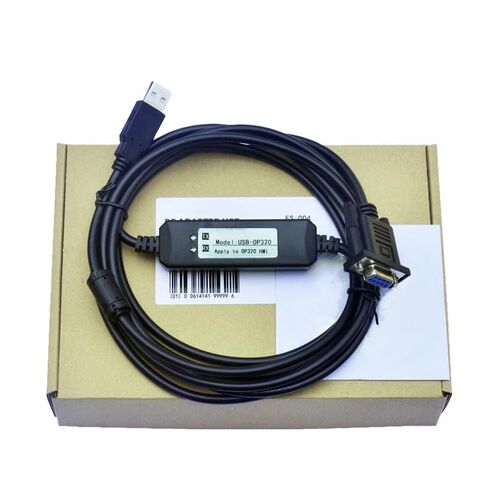 USB-OP320 مناسب لكابل برمجة عرض النص من سلسلة OP320، كابل تنزيل الاتصالات XP Vista win7 8 10، نظام الكمبيوتر ثنائي الشريحة، تصميم صناعي من الدرجة 3 متر in Saudi Arabia