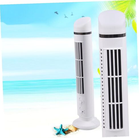 Kisangel Mini USB Desk Cooling Fan with Night Light, Quiet Multi-function Portable Fan for Home Office, White USB Gadget Summer Accessory without Battery in Saudi Arabia