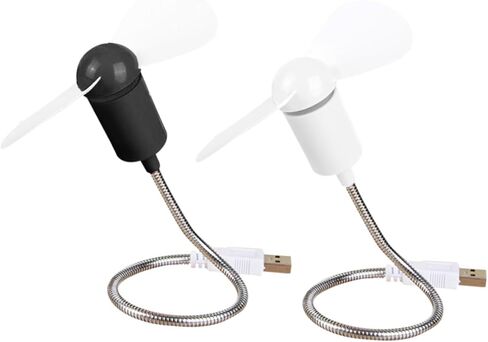 مجموعة مراوح USB صغيرة من Gadpiparty مكونة من 5 قطع، مراوح تبريد صامتة صغيرة مرنة للكمبيوتر، محركات هواء محمولة قابلة للتعديل للمكتب والسفر والاستخدام المنزلي، لون عشوائي in Kuwait