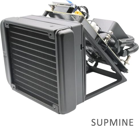 NerdQaxe++ Hydro Rev 6.1 6TH/s ترقية Rev 6.1 Bitcoin Miner، 100W 16.5J/TH استهلاك منخفض للطاقة، 2.4G WiFi وتشغيل صامت - عامل تعدين تشفير مفتوح المصدر لـ BTC in Saudi Arabia