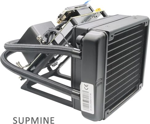 NerdQaxe++ Hydro Rev 6.1 6TH/s ترقية Rev 6.1 Bitcoin Miner، 100W 16.5J/TH استهلاك منخفض للطاقة، 2.4G WiFi وتشغيل صامت - عامل تعدين تشفير مفتوح المصدر لـ BTC in Saudi Arabia