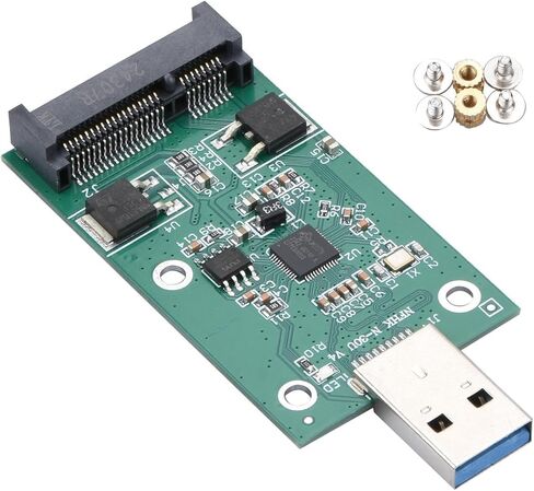 محول USB 3.0 إلى Mini PCIE mSATA SSD خارجي mSATA إلى USB 3.0 SSD محول لملحقات Windows 2000/xp/Vista/7/8 in Saudi Arabia