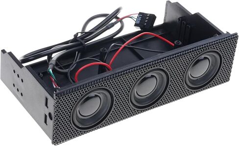 Stereo Surround PC Front Panel Computer for Case Connection Built in Mic Music Loudspeakers Channel Accesso Front Panel Speakers for Computer Pc in Saudi Arabia
