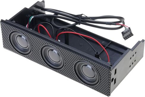 Stereo Surround PC Front Panel Computer for Case Connection Built in Mic Music Loudspeakers Channel Accesso Front Panel Speakers for Computer Pc in Saudi Arabia