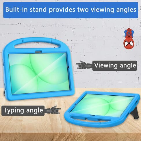 Kids Case for Samsung Galaxy Tab A11 Plus 2026 / A9 Plus 11-inch 2023, Galaxy Tab A11+ / A9+ Case Built-in Screen Protector, Shockproof Lightweight & Portable Handle Stand, Kid-Friendly Cover - Blue in Saudi Arabia