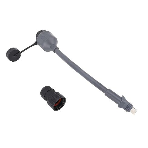 Qiilu IP68 RJ45 Coupler Rectangular Satellite SPX to RJ45 Ethernet Adapter Coupler Cable 22AWG High Performance IP68 Water Proof for Flat High Performance in Saudi Arabia