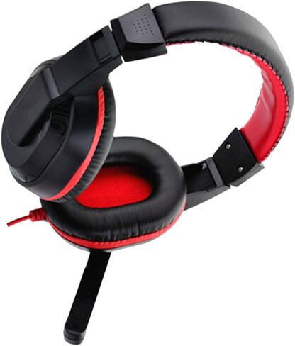 Adjustable Gaming Headset Microphone for Pc and Laptop Noise-canceling Stereo Sound Comfortable Design for Gaming Streaming and Calls Red Random Color in Kuwait