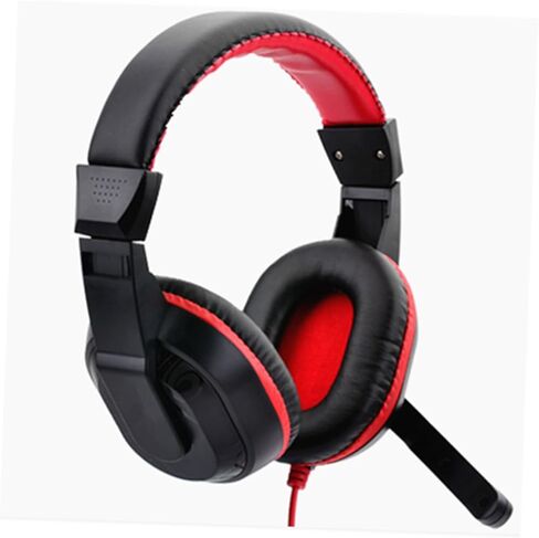 Adjustable Gaming Headset Microphone for Pc and Laptop Noise-canceling Stereo Sound Comfortable Design for Gaming Streaming and Calls Red Random Color in Kuwait