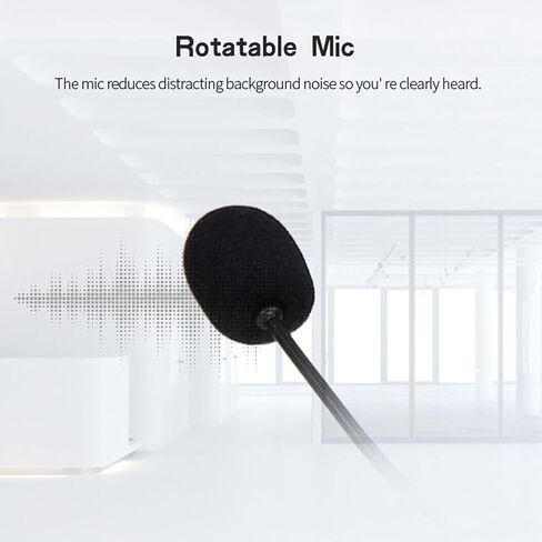 SY490MV سماعة رأس سلكية لمركز الاتصال، تحكم سلكي، منفذ USB مع ميكروفون، مشغل هاتف، إلغاء الضوضاء لصناديق الكمبيوتر والهواتف المكتبية in Kuwait