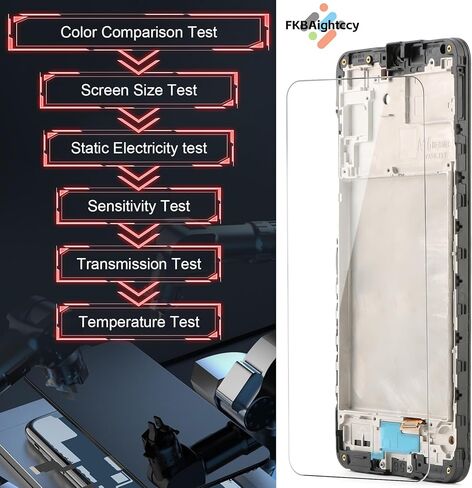 استبدال شاشة Incell لهاتف Samsung Galaxy A16 5G شاشة LCD لهاتف Galaxy A16 SM-A166B SM-A166P SM-A166E استبدال مجموعة محول الأرقام لشاشة تعمل باللمس مع إطار (أسود) in Saudi Arabia