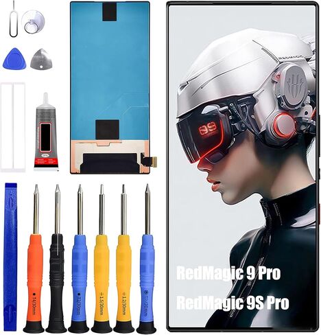 شاشة LCD [مع وظيفة بصمة الإصبع] متوافقة مع ZTE Nubia RedMagic 9 Pro [6.8 بوصة] NX769J شاشة LCD تعمل باللمس مع مجموعة إصلاح in Saudi Arabia