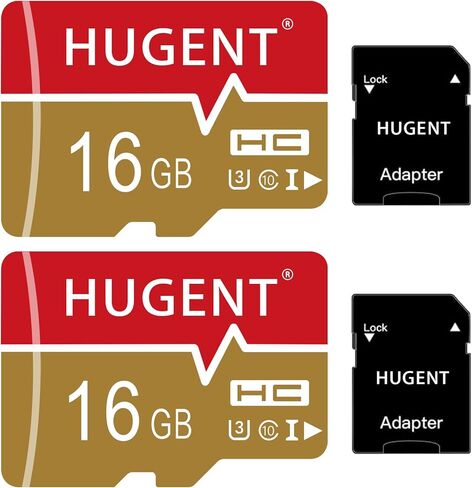 عبوتان من بطاقة SD سعة 32 جيجابايت مع محول، وبطاقة Micro SD عالية السرعة، وبطاقة ذاكرة UHS-I C10 A1 للطائرة بدون طيار/الكمبيوتر اللوحي/الهاتف المحمول/الكاميرا/صوت السيارة/وحدة التحكم في الألعاب (32 جيجابايت) in Saudi Arabia