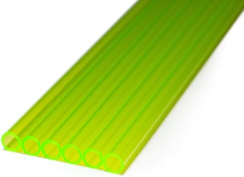 PrimoChill 1/2in. O.D. Rigid PETG Tube - 6 x 30in. - UV Green in Saudi Arabia
