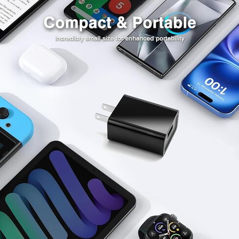 USB Wall Charger 5V 2A 10W Charger Power Adapter, Fast Charging USB Block Plug Block Cube for Electric Hair Clippers, Beard Trimmers, Shavers, Beauty Instruments, Desk Lamps, Purifiers & More in Kuwait