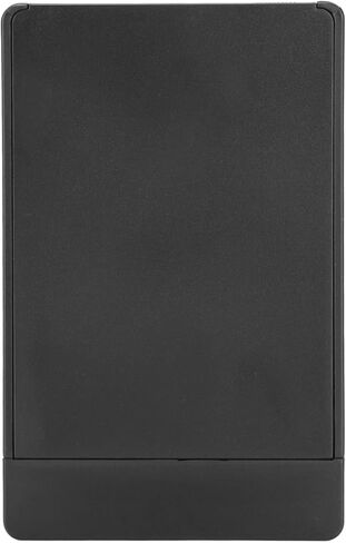 Type C Hard Drive Enclosure Efficient 10Gbps Transmission for Laptop Users, USB3.1 Enclosure for 2TB HDD, Plug and Play Tech Enthusiasts (ABSBlack) (Black) in Saudi Arabia