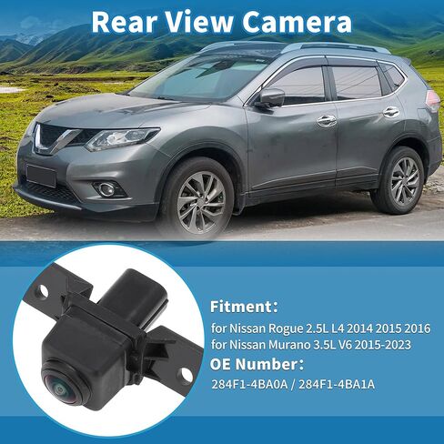 Rear View Camera for Nissan Rogue 2.5L L4 2014-2016 for Murano 3.5L V6 2015-2023 Park Assist Backup Reverse Camera Replace No.284F1-4BA0A/284F1-4BA1A in Saudi Arabia