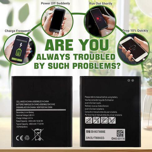 بطارية قابلة للشحن EB-BG736BBE جديدة متوافقة مع هاتف Galaxy Xcover Pro Xcover6 Pro G715F مع الأدوات in Kuwait