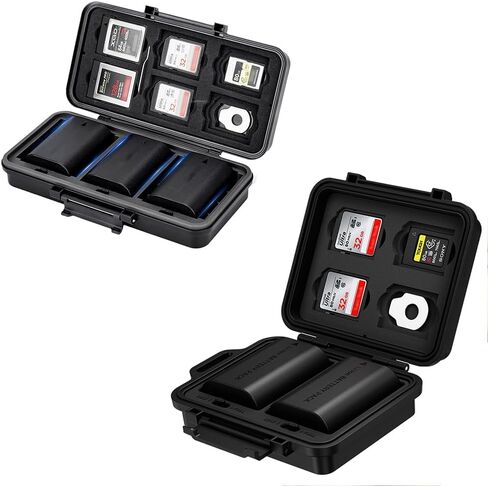 2+3 Slots Camera Battery Memory Card Storage Case in Kuwait