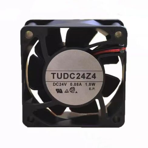 TUDC24Z4-965 DC 24V 0.08A 1.8W 60x60x25mm مروحة تبريد بسلكين in Kuwait