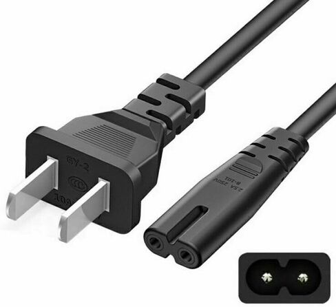 AC in Power Cord Cable Plug Lead for Vintage Panasonic RX-F4 Portable Radio RXF4 in Saudi Arabia