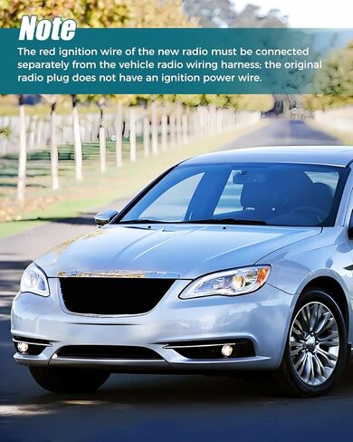 Car Stereo Radio Wiring Harness Fit for Jeep Dodge Chrysler Some Models in Kuwait