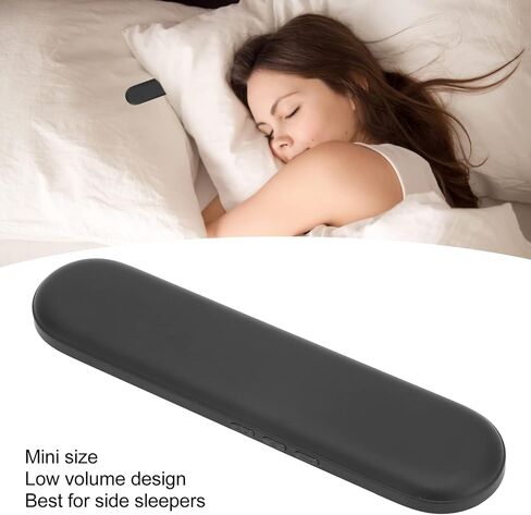 Yoidesu BT Pillow Speaker for Sleeping, IPX3 Mini Bone Conduction Pillow Speaker, Type C BT 5.3 Sleep Headphones for Deep Sleeping, 400mAh (Black) in Kuwait