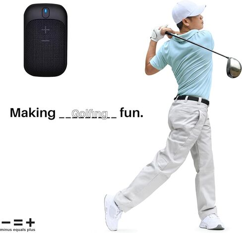 Golf Speaker/Wireless Wearable Bluetooth Speaker/Portable/Clip on/Up to 18hrs of Battery Life/Built-in Mic for Hands-Free Music and Calls/Water Resistant/Modern Design (Blue) in Saudi Arabia