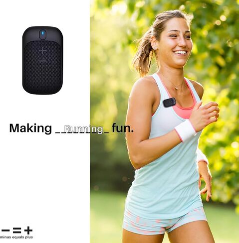 Golf Speaker/Wireless Wearable Bluetooth Speaker/Portable/Clip on/Up to 18hrs of Battery Life/Built-in Mic for Hands-Free Music and Calls/Water Resistant/Modern Design (Blue) in Saudi Arabia