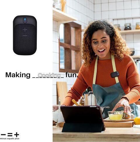 Golf Speaker/Wireless Wearable Bluetooth Speaker/Portable/Clip on/Up to 18hrs of Battery Life/Built-in Mic for Hands-Free Music and Calls/Water Resistant/Modern Design (Blue) in Saudi Arabia