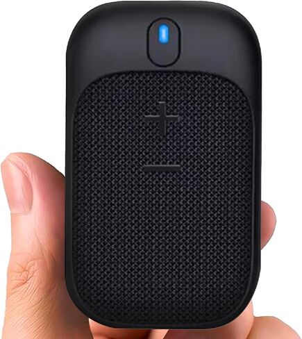 Golf Speaker/Wireless Wearable Bluetooth Speaker/Portable/Clip on/Up to 18hrs of Battery Life/Built-in Mic for Hands-Free Music and Calls/Water Resistant/Modern Design (Blue) in Saudi Arabia
