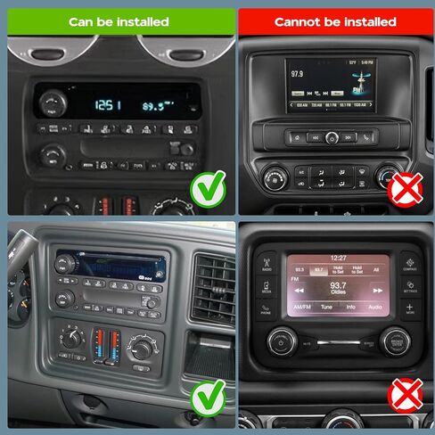 Android 14 Double Din Car Stereo ترقية راديو لـ 2002-2005 2006-2009 GMC Envoy، 7 بوصة شاشة لمس لاسلكية Carplay Android Auto GPS WiFi Bluetooth RDS DSP SWC Mirrorlink Mic كاميرا احتياطية in Kuwait