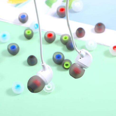 36 Pairs Ear Bud Rubber Tips Silicone Earbud Replacement Tips Ear Tip for in-Ear Headphones with Excellent Noise Isolation and Comfort, Fit Most in-Ear Earbuds S M L in Saudi Arabia