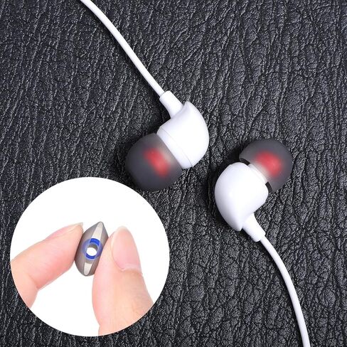36 Pairs Ear Bud Rubber Tips Silicone Earbud Replacement Tips Ear Tip for in-Ear Headphones with Excellent Noise Isolation and Comfort, Fit Most in-Ear Earbuds S M L in Saudi Arabia