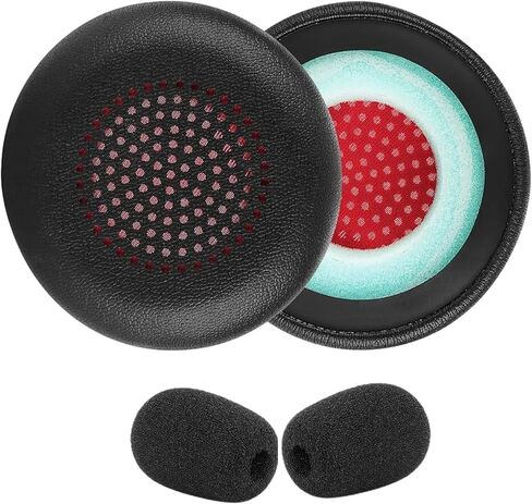 وسادات أذن بديلة لسماعات الرأس Poly Voyager Focus UC B825، BLACKWIRE 5220 5210 7225، Voyager Focus 2 UC USB-A in Saudi Arabia