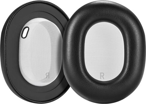 استبدال وسائد الأذن لسماعات Sonos Ace اللاسلكية فوق الأذن - وسائد أذن من الجلد البروتيني الناعم مع إسفنج عالي الكثافة in Kuwait