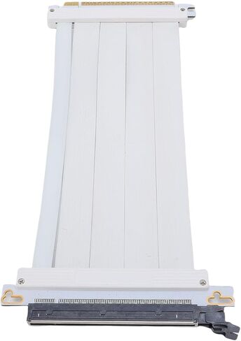 كابل PCIE 5.0 Riser، كابل موسع PCIE 5.0 X16 GPU مع واقي كابل فريد، معدل نقل 128 جيجابت في الثانية، لحافظات الكمبيوتر الشخصي، وبرامج الذكاء الاصطناعي، والخوادم، والألعاب القصوى in Kuwait