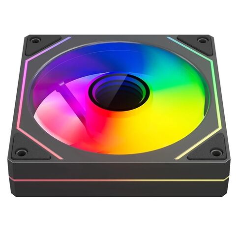 1 قطعة مرآة لا نهائية 4 Pro PC Case Fan 120mm ARGB 4pin PWM CPU مروحة تبريد مبرد مياه مراوح ألعاب الكمبيوتر (قطعتان، أسود عكسي) in Kuwait