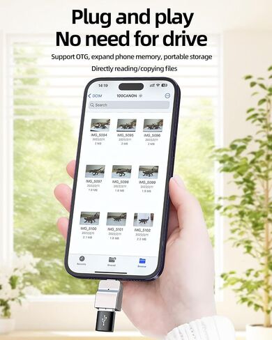 محول USB لقارئ بطاقات Lightning Micro SD (2 في 1) سلك OTG 3.0 لهاتف iPhone 14 13 12 لملحقات ذاكرة Apple لجهاز iPad الرقمي وفتحة TF ونقل اتصال الصور USB-A Flash Drive Stick Dongle in Kuwait
