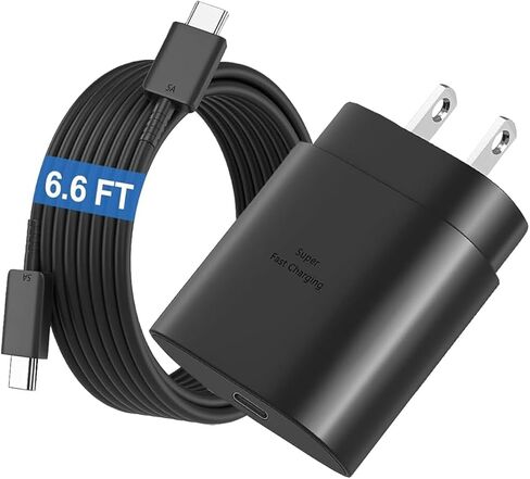 لجهاز Lenovo Tab One/Tab Pro/Idea Tab Pro/Tab Plus/Tab M11/M10/M9/P11/P12 كتلة شاحن [25W] كتلة شاحن فائقة السرعة USB نوع C سلك شحن سريع [6.6FT] محول عالي السرعة USB C كتلة شحن in Kuwait
