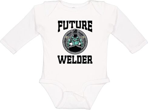 ملابس أطفال من Inktastic Welding Future Welder بأكمام طويلة in Kuwait