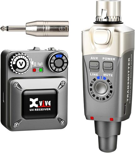 Xvive U4T9 Wireless in-Ear Monitor System with Dual Balanced-Armature Drivers IEM Earphone for Musician in Saudi Arabia