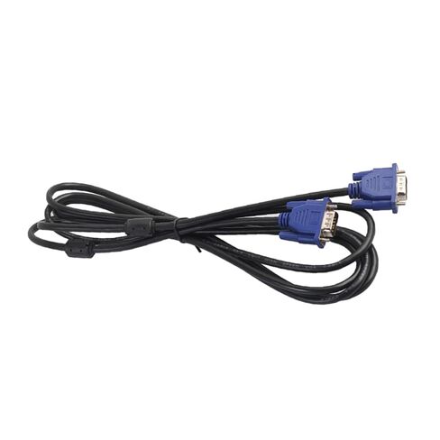 كابل فيديو سلك كمبيوتر طويل من TEHAUX كابل Vga إلى Vga RGB لدعم الشاشة عالية الدقة in Saudi Arabia