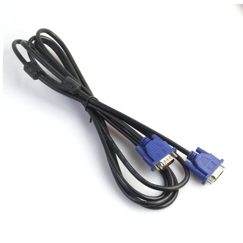 كابل فيديو سلك كمبيوتر طويل من TEHAUX كابل Vga إلى Vga RGB لدعم الشاشة عالية الدقة in Saudi Arabia